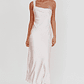 Carmel One-Shoulder Sash Maxi Dress Blush - thumbnail 4
