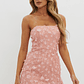 Lacynda Strapless Embellished Mini Dress Pink - thumbnail 5