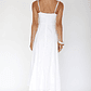 Vacay Pintuck Pleat Midi Dress White - thumbnail 3