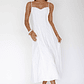 Vacay Pintuck Pleat Midi Dress White - thumbnail 6