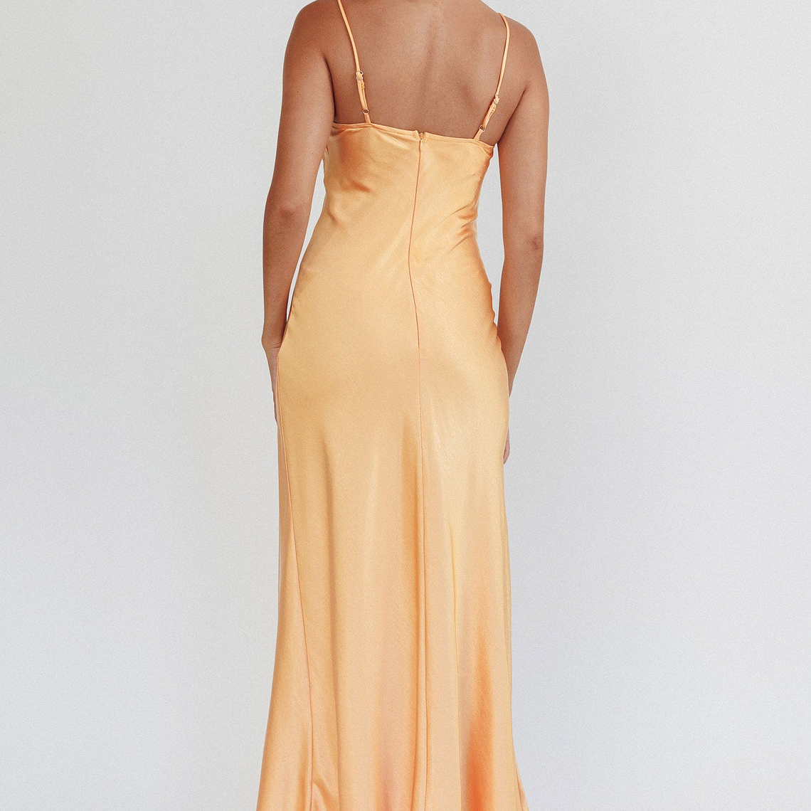 Inhibitions Lace Bust Midi Dress Melon 2