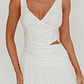 First Dates Waist Cut-Out Maxi Dress White - thumbnail 3