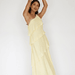 Delwyn One-Shoulder Maxi Dress Yellow - thumbnail 4