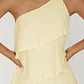 Delwyn One-Shoulder Maxi Dress Yellow - thumbnail 5