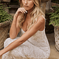 Must Be Love Lace Maxi Dress White - thumbnail 2