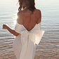 Southern Star Oversized Bow Maxi Dress Ivory - thumbnail 1