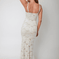 Must Be Love Lace Maxi Dress White - thumbnail 4