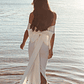 Southern Star Oversized Bow Maxi Dress Ivory - thumbnail 2