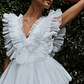 Froufrou Layered Tulle Mini Dress White - thumbnail 5