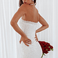Must Be Love Lace Mini Dress White - thumbnail 5