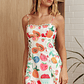 Chamberlain Scallop Trim Mini Dress Fruit - thumbnail 5