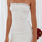 Must Be Love Lace Mini Dress White - thumbnail 6