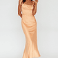 Pennelope Tied Shoulder Maxi Dress Orange - thumbnail 1