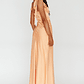 Pennelope Tied Shoulder Maxi Dress Orange - thumbnail 2