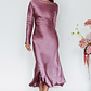 Loveland Cowl Back Midi Dress Grape - thumbnail 4