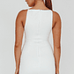 Chella Sleeveless Mini Dress White - thumbnail 2