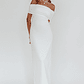 Cruising Sunset Off Shoulder Dress Off White - thumbnail 4