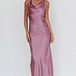 Cassiopeia Open Back Maxi Dress Grape - thumbnail 1