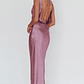 Cassiopeia Open Back Maxi Dress Grape - thumbnail 2