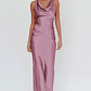 Cassiopeia Open Back Maxi Dress Grape - thumbnail 3