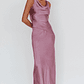 Cassiopeia Open Back Maxi Dress Grape - thumbnail 5