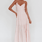 Main Attraction Cami Strap Maxi Dress Blush - thumbnail 1