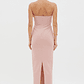 Karaline Strapless Bust Accent Maxi Dress Blush - thumbnail 2