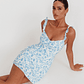 Sorbet A Line Mini Dress Blue - thumbnail 4