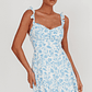 Sorbet A Line Mini Dress Blue - thumbnail 5