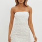 Lacynda Strapless Embellished Mini Dress White - thumbnail 5