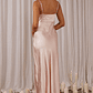 Marlie Side Pleat Maxi Dress Blush - thumbnail 2