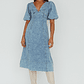 Elias Puff Sleeve Midi Dress Denim - thumbnail 3
