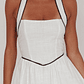 Rune Backless Maxi Dress White - thumbnail 6
