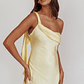 Carmel One-Shoulder Sash Maxi Dress Butter - thumbnail 2