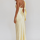 Carmel One-Shoulder Sash Maxi Dress Butter - thumbnail 3