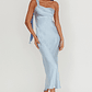 Carmel One-Shoulder Sash Maxi Dress Baby Blue - thumbnail 6