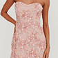 In Paris Embellished Flower Mini Dress Baby Pink - thumbnail 4