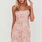 In Paris Embellished Flower Mini Dress Baby Pink - thumbnail 5