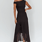 Moonlit Magic Asymmetric Neckline Maxi Dress Black - thumbnail 5