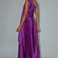 Laxmi Accordion Pleat Maxi Dress Purple - thumbnail 2