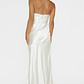 Blaise Asymmetric Neckline Maxi Dress Pearl - thumbnail 2
