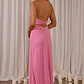Nerida Twist Back Maxi Dress Pink - thumbnail 2