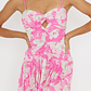 Amanie Ruched Waist Maxi Dress Pink - thumbnail 4