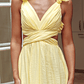 Madara Laced Back Ruffle Dress Yellow - thumbnail 5