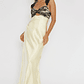 Claribel Lace Bust Maxi Dress Lemon - thumbnail 5