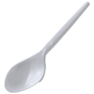 Cucharas Plasticas Blancas Desechables Para Sopa
