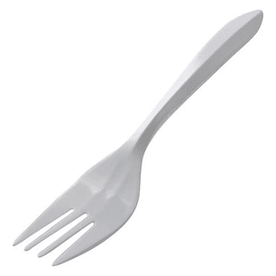 Tenedores Blancos De Plasticos Desechables