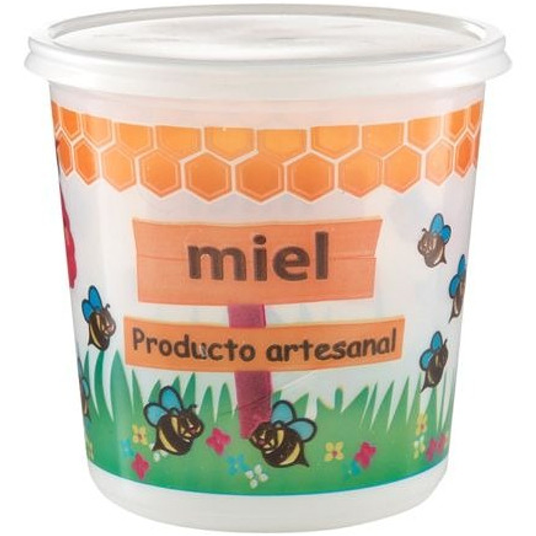 Pote Plastico Para Miel 1 Kg Con Tapas 1