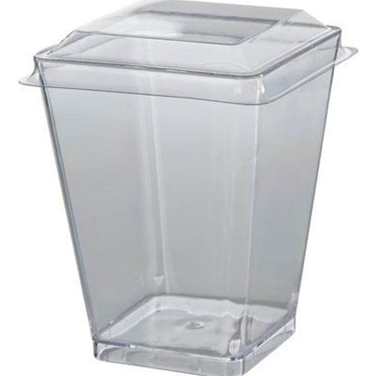 Vaso Pocillo Shot Acrilico Sin Tapa 150 Ml / 5 Oz Postre Reposteria 4