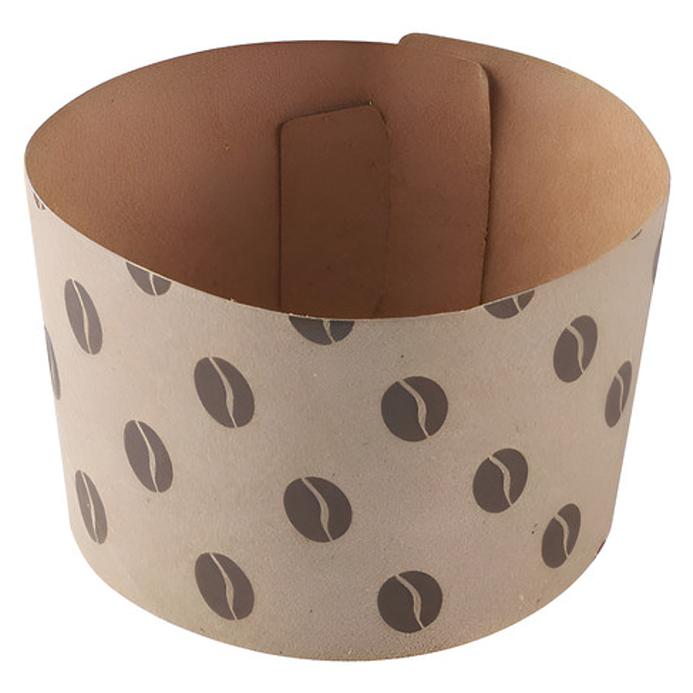 Mangas Collarin Cubrevaso Para Cafe 8-12-16 Oz Kraft 1